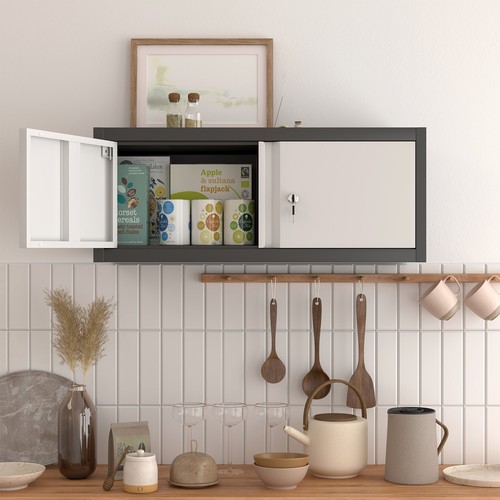 Metal locking cabinet garage - locking, cabinet,