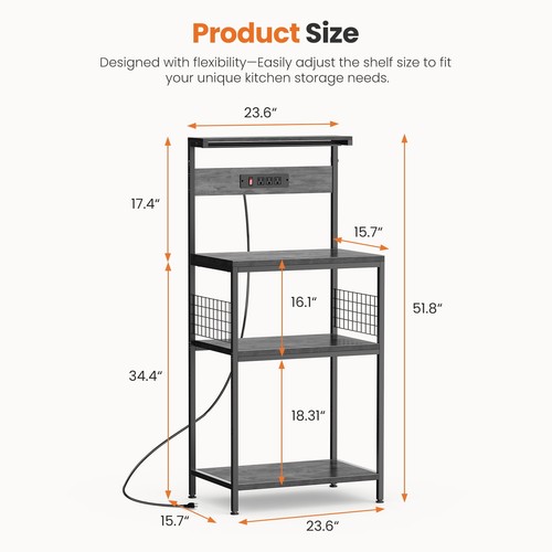 Tier microwave stand kitchen - 4, stand,kitchen