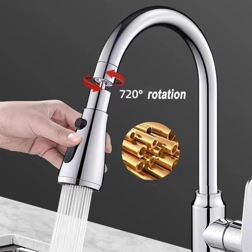 Brushed nickel kitchen faucet - brushed,
