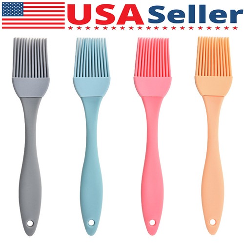 4pcs silicone oil - silicone, brush