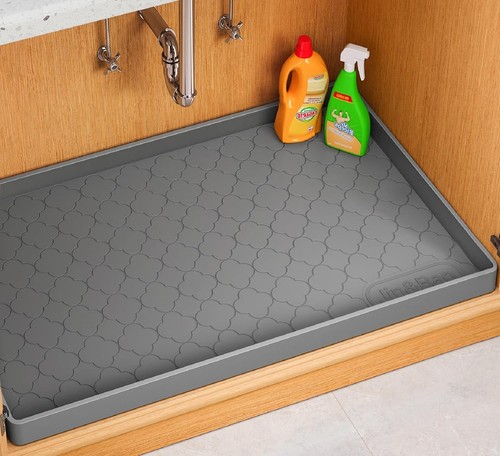 Waterproof under sink mat - sink,